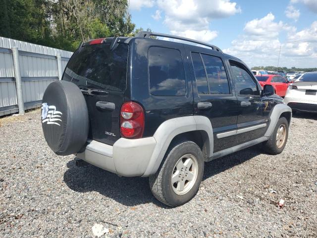 1J4GL48KX5W701386 - 2005 JEEP LIBERTY SPORT BLACK photo 3