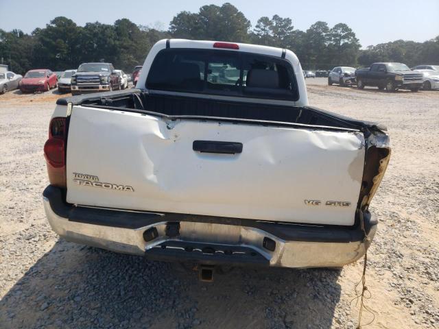 3TMLU42N57M008989 - 2007 TOYOTA TACOMA DOUBLE CAB WHITE photo 6