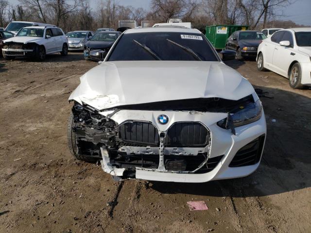 WBA13AW02NFL96619 - 2022 BMW M440XI GRAN COUPE WHITE photo 5