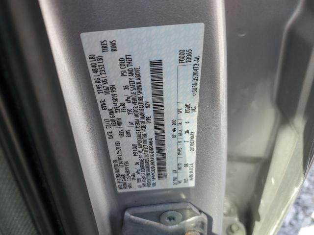 1FMCU9J9XHUD50464 - 2017 FORD ESCAPE TITANIUM 银色 照片 13