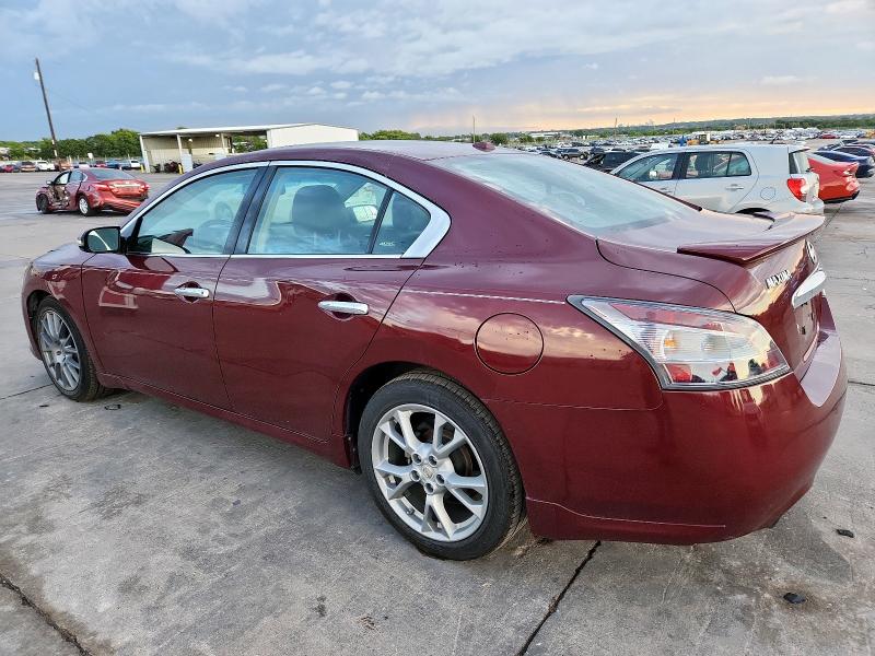 1N4AA5AP5DC805593 - 2013 NISSAN MAXIMA S BURGUNDY photo 2