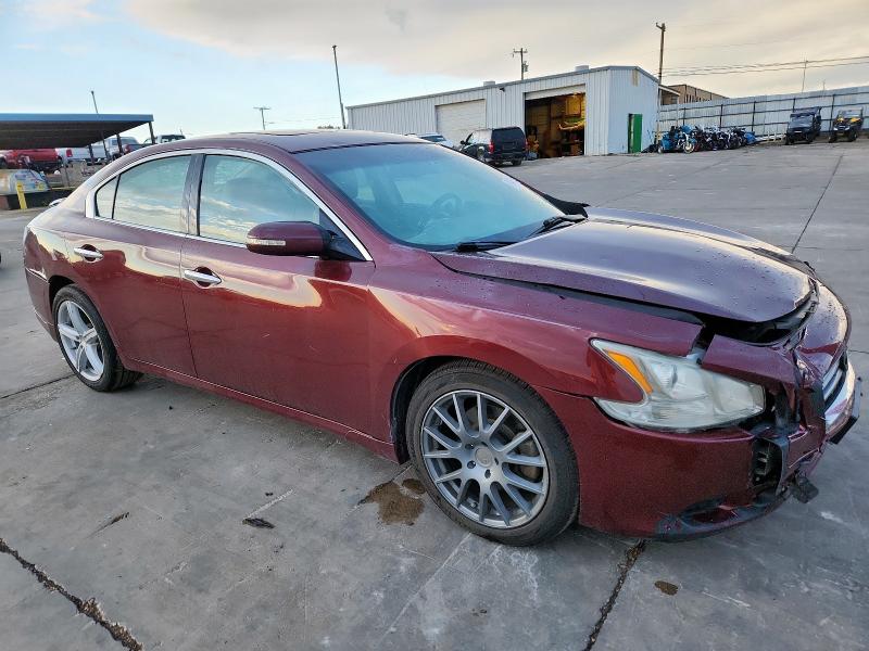 1N4AA5AP5DC805593 - 2013 NISSAN MAXIMA S BURGUNDY photo 4