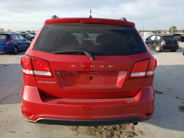 3C4PDCBB4KT796857 - 2019 DODGE JOURNEY SE RED photo 6