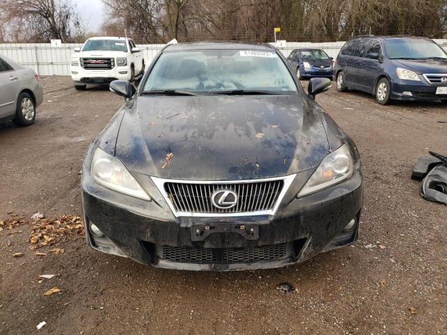 JTHBF5C27D5185351 - 2013 LEXUS IS 250 BLACK photo 5