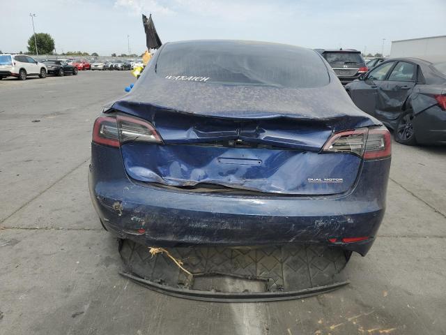 5YJ3E1EB7KF442471 - 2019 TESLA MODEL 3 BLUE photo 6