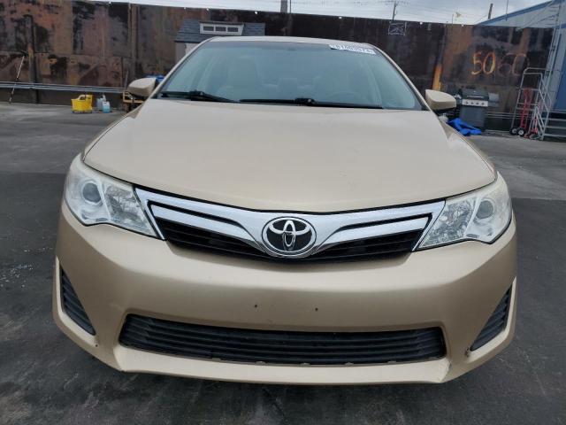 4T4BF1FK1CR222034 - 2012 TOYOTA CAMRY BASE GOLD photo 5