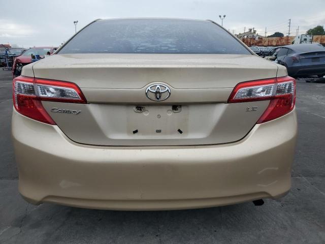 4T4BF1FK1CR222034 - 2012 TOYOTA CAMRY BASE GOLD photo 6