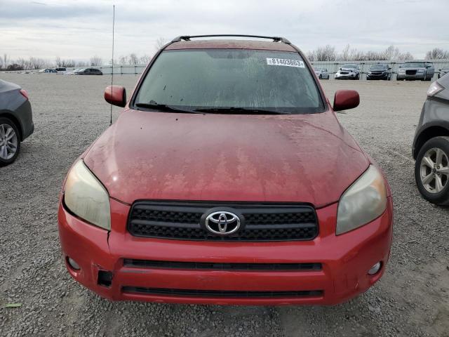 JTMZD32V685086502 - 2008 TOYOTA RAV4 SPORT RED photo 5