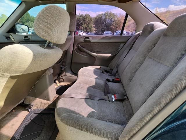 2HGEJ8640VH564408 - 1997 HONDA CIVIC EX GREEN photo 10