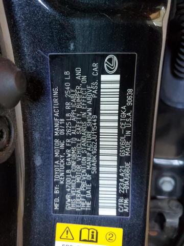 58ABK1GG2JU115449 - 2018 LEXUS ES 350 黑色 照片 24