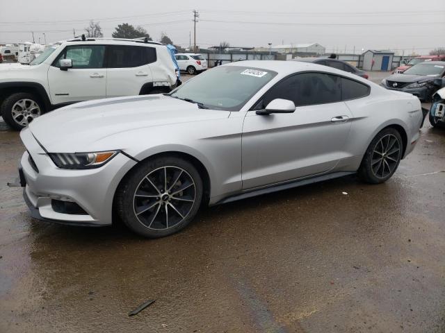 1FA6P8TH2G5303404 - 2016 FORD MUSTANG SILVER photo 1