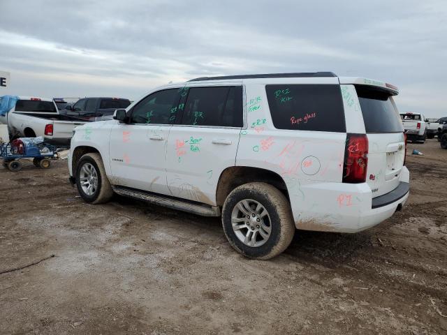 1GNSKBKC2HR276216 - 2017 CHEVROLET TAHOE K1500 LT WHITE photo 2