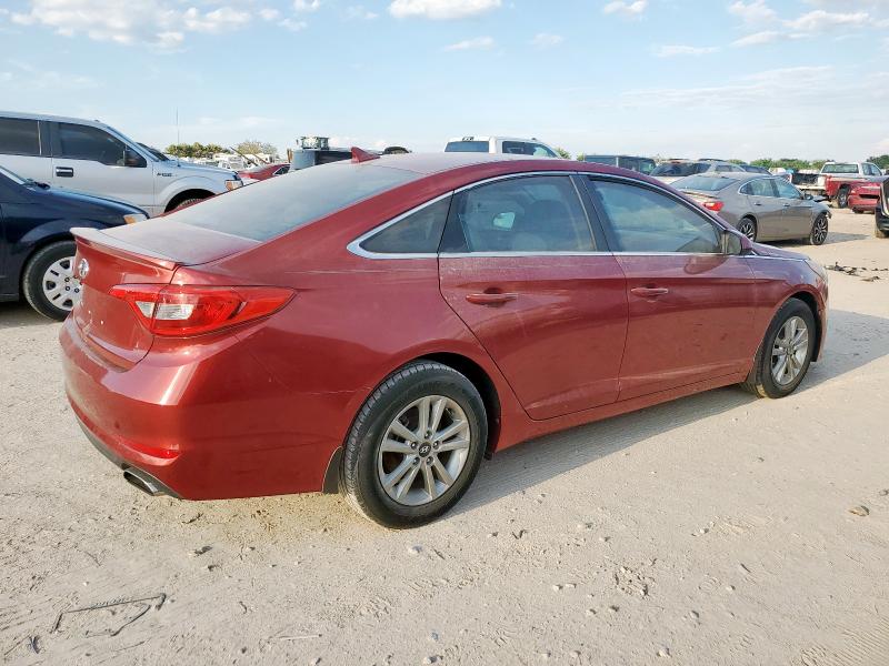 5NPE24AF9FH044648 - 2015 HYUNDAI SONATA SE 红色 照片 3