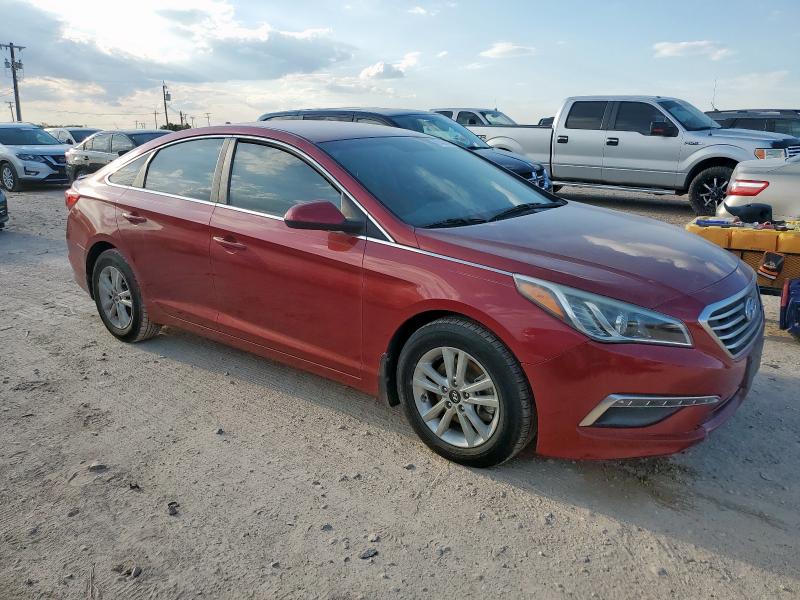 5NPE24AF9FH044648 - 2015 HYUNDAI SONATA SE 红色 照片 4