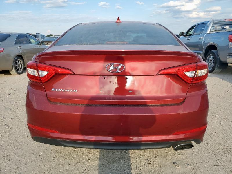 5NPE24AF9FH044648 - 2015 HYUNDAI SONATA SE 红色 照片 6