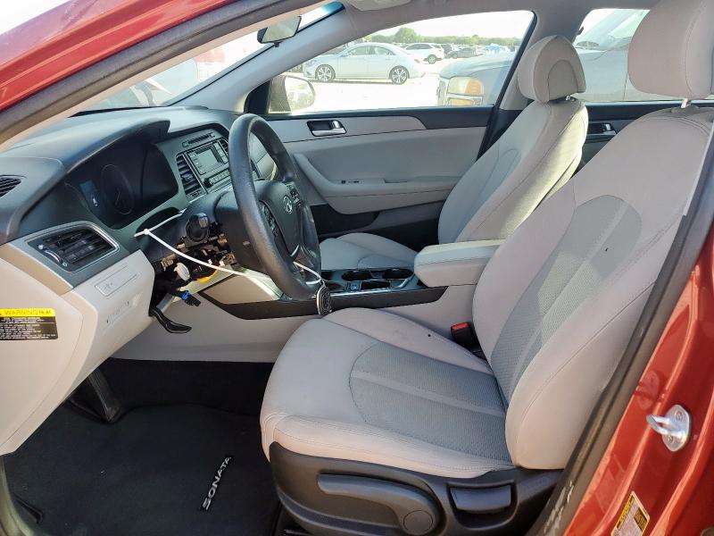 5NPE24AF9FH044648 - 2015 HYUNDAI SONATA SE 红色 照片 7