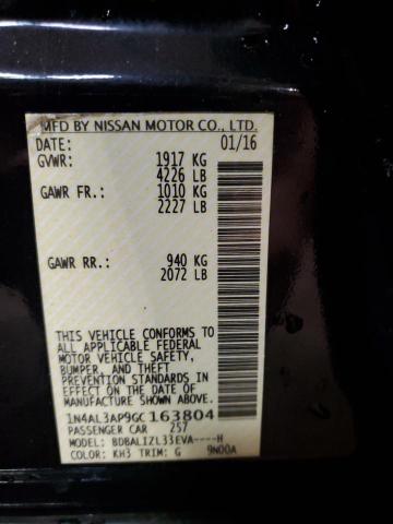 1N4AL3AP9GC163804 - 2016 NISSAN ALTIMA 2.5 BLACK photo 13