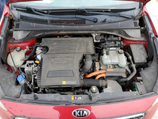 KNDCB3LC4J5117048 - 2018 KIA NIRO FE RED photo 11