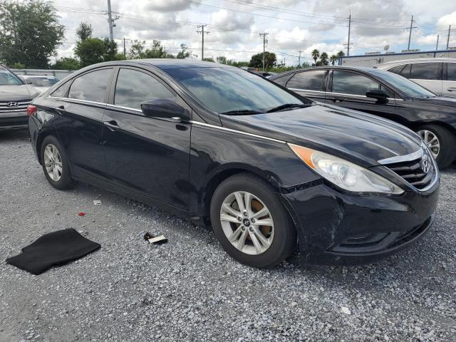 5NPEB4AC5CH412003 - 2012 HYUNDAI SONATA GLS BLACK photo 4