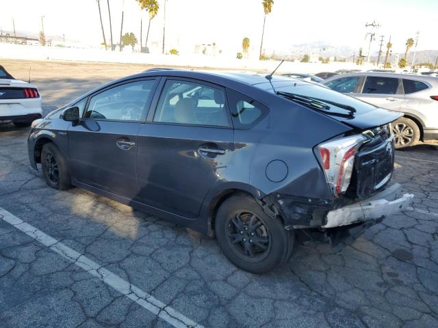 JTDKN3DU3D1673714 - 2013 TOYOTA PRIUS GRAY photo 2