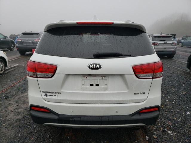 5XYPHDA59HG272917 - 2017 KIA SORENTO EX WHITE photo 6