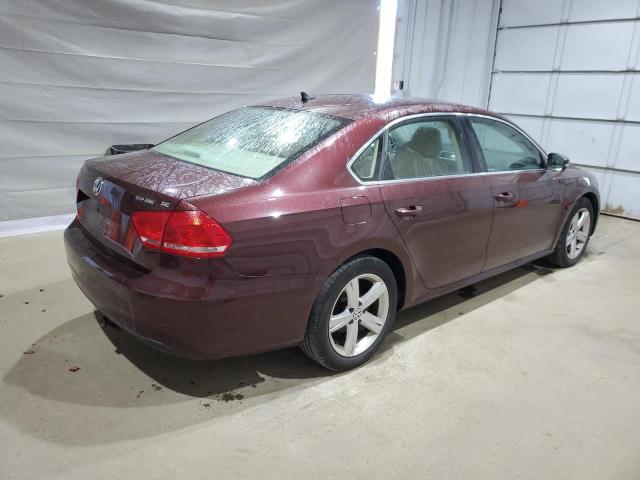 1VWBP7A36DC146202 - 2013 VOLKSWAGEN PASSAT SE Bordeaux Foto 3