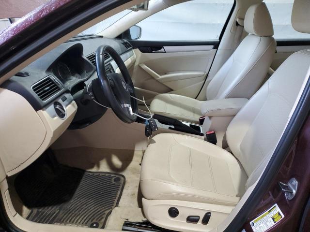 1VWBP7A36DC146202 - 2013 VOLKSWAGEN PASSAT SE Bordeaux Foto 7