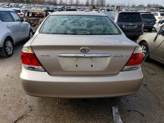 4T1BE30K35U958672 - 2005 TOYOTA CAMRY LE BEIGE photo 6