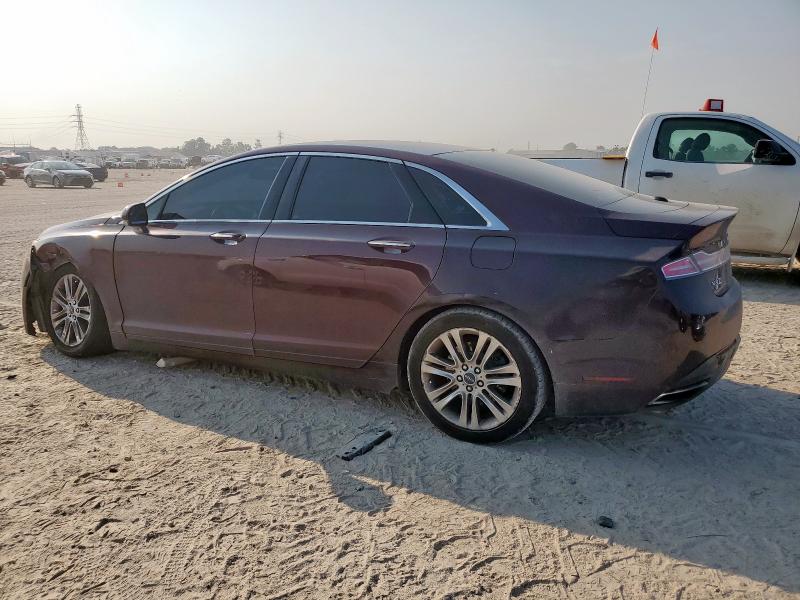 3LN6L2G99DR803909 - 2013 LINCOLN MKZ ბურგუნდია ფოტო 2