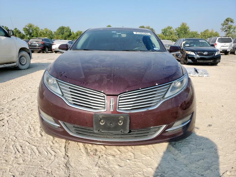 3LN6L2G99DR803909 - 2013 LINCOLN MKZ ბურგუნდია ფოტო 5