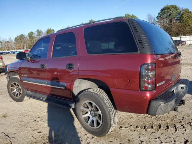 1GNEC13V13R303726 - 2003 CHEVROLET TAHOE C1500 MAROON photo 2