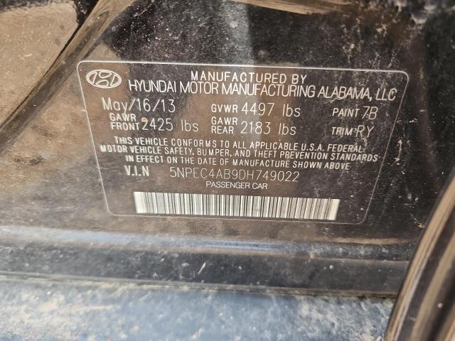 5NPEC4AB9DH749022 - 2013 HYUNDAI SONATA SE Qara foto 12