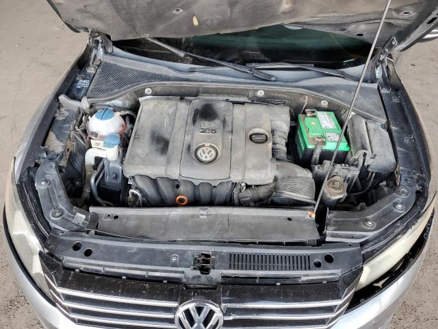 1VWAP7A31CC060788 - 2012 VOLKSWAGEN PASSAT S ნაცრისფერი ფოტო 11