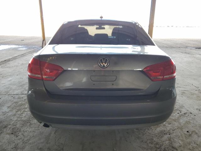 1VWAP7A31CC060788 - 2012 VOLKSWAGEN PASSAT S ნაცრისფერი ფოტო 6