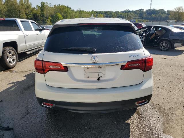 5FRYD3H2XEB005910 - 2014 ACURA MDX Білий фото 6
