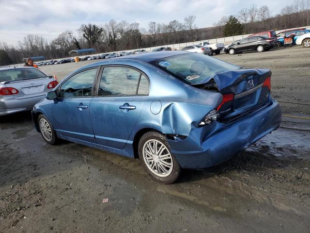 2HGFA1F52BH514187 - 2011 HONDA CIVIC LX BLUE photo 2