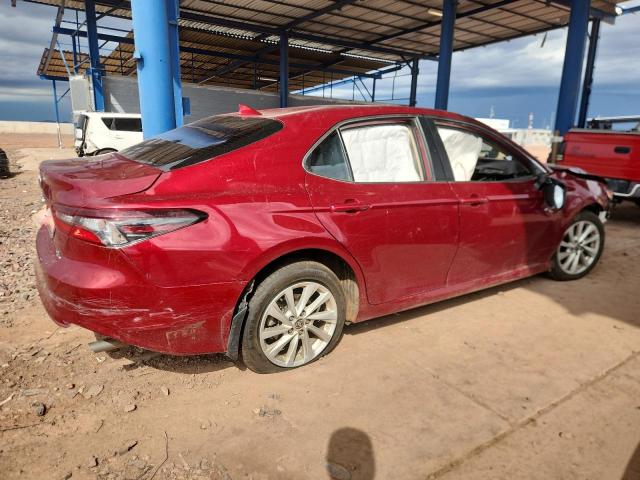 4T1C11BK9NU055556 - 2022 TOYOTA CAMRY LE MAROON photo 3