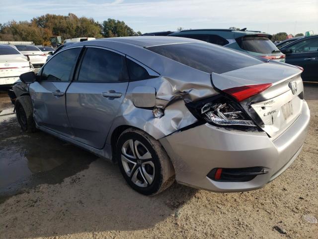 19XFC2F53JE028769 - 2018 HONDA CIVIC LX SILVER photo 2