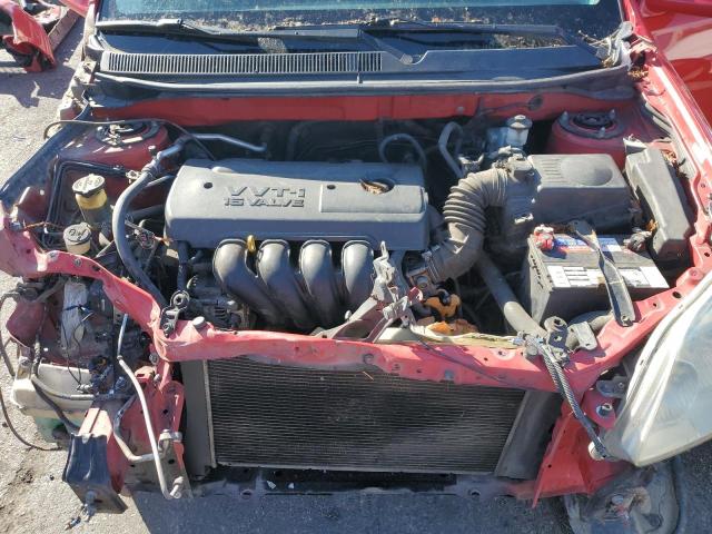 2T1KR30E97C681870 - 2007 TOYOTA COROLLA MA XR RED photo 11
