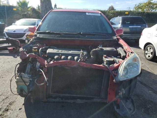 2T1KR30E97C681870 - 2007 TOYOTA COROLLA MA XR RED photo 5