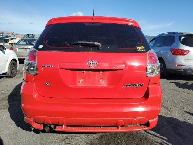 2T1KR30E97C681870 - 2007 TOYOTA COROLLA MA XR RED photo 6