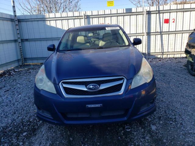 4S3BMBC64B3262890 - 2011 SUBARU LEGACY 2.5I PREMIUM BLUE photo 5