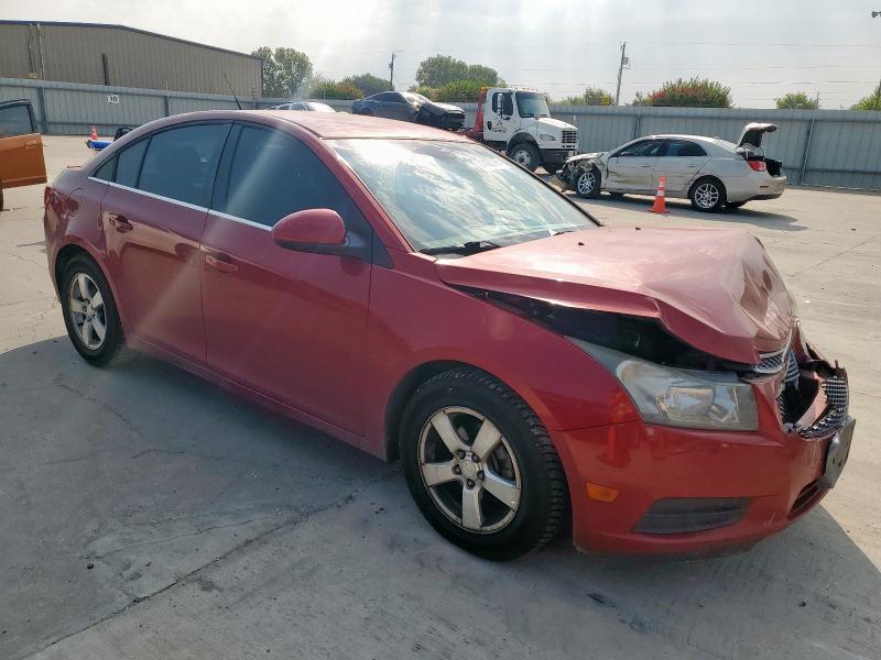 1G1PC5SB0D7103913 - 2013 CHEVROLET CRUZE LT 勃艮第红 照片 4