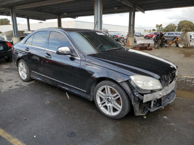 WDDGF56X88F139080 - 2008 MERCEDES-BENZ C 350 BLACK photo 4