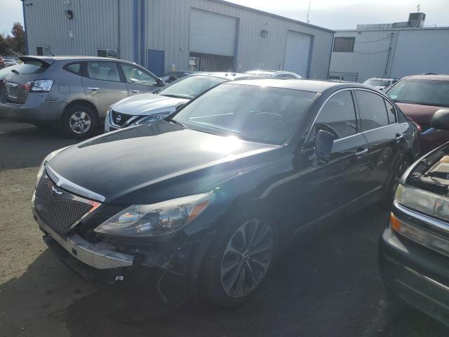 KMHGC4DH4CU186325 - 2012 HYUNDAI GENESIS 5.0L BLACK photo 1