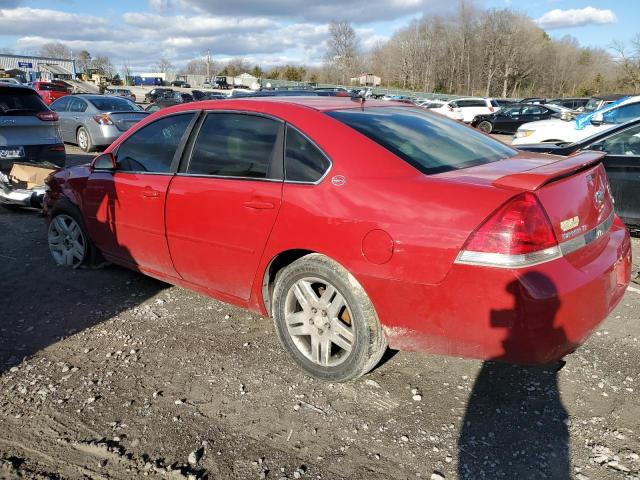 2G1WC583589275709 - 2008 CHEVROLET IMPALA LT RED photo 2