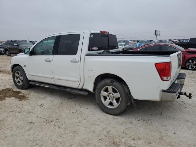 1N6AA07A54N578973 - 2004 NISSAN TITAN XE WHITE photo 2