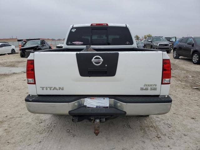 1N6AA07A54N578973 - 2004 NISSAN TITAN XE WHITE photo 6