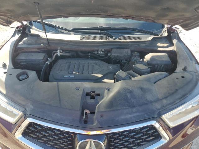 5J8YD4H51JL011296 - 2018 ACURA MDX TECHNOLOGY Бордовый фото 12