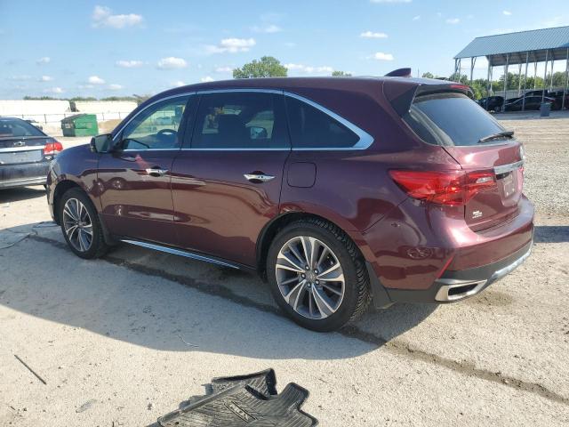 5J8YD4H51JL011296 - 2018 ACURA MDX TECHNOLOGY Бордовый фото 2